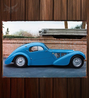 Металлическая табличка Bugatti Type 512851